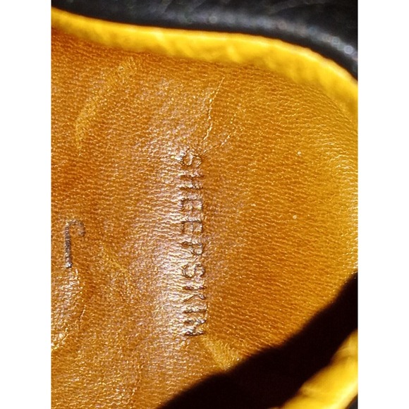 Men's Black Johnston And Murphy Sheepskin Black‎ Size 9B Lace Comfortable Shoes - Picture 4 of 14